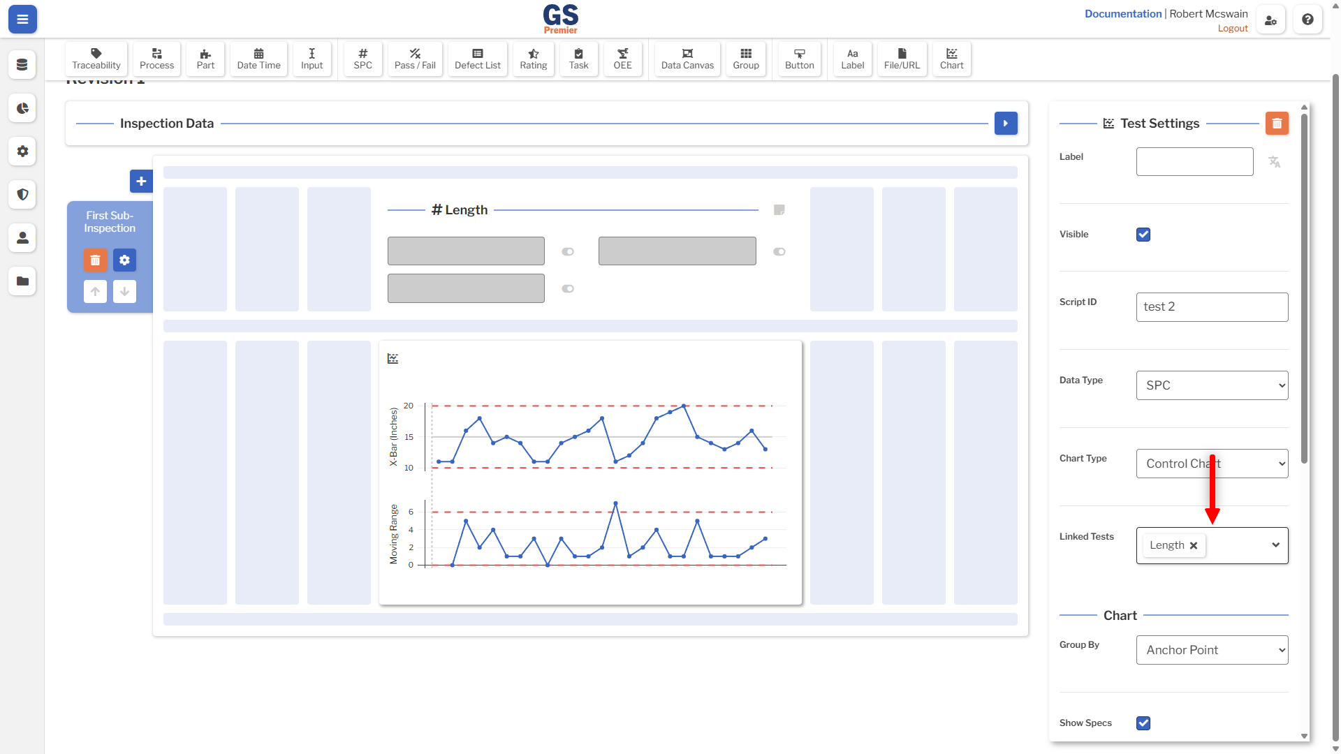 Chart Test's Linked Tests property Chart Test's Linked Tests property